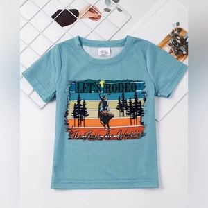 Ride’m Cowboy! Let this Comfy Graphic T-Shirt take you for a Spin this Summer!